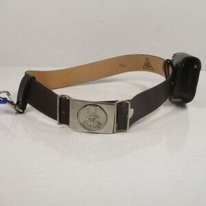 Vintage Wolf Cubs Canada Leather Belt and Buckle, Change Purse & Pencil Scouts